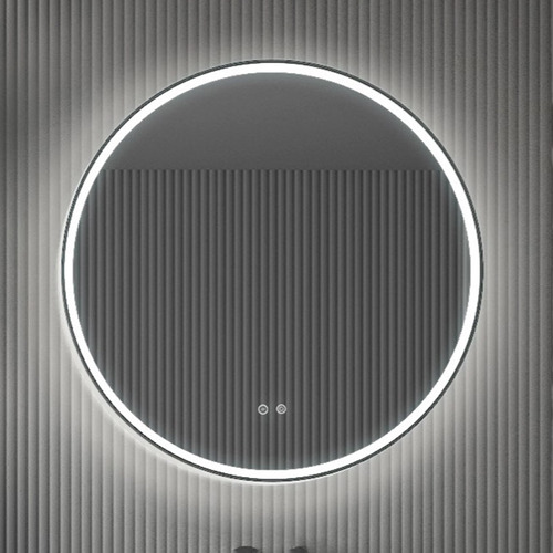 Harvie Round LED Demister Mirror with Bluetooth