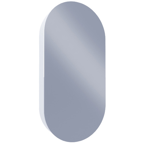 Powell 450mm Oval Mirrored Shaving Cabinet