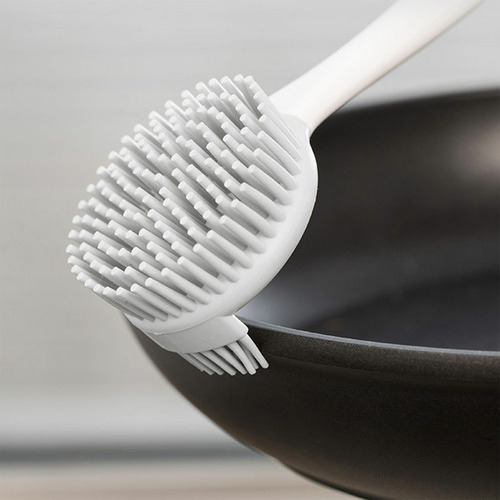 White Q2 Kitchen Dish Double Sided Brush