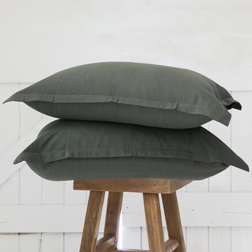 Olive Loom Bamboo Cotton Standard Pillowcases