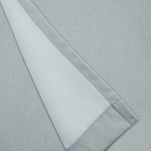 Nettex Smoke Bowen Single Panel Eyelet Curtain | Temple & Webster