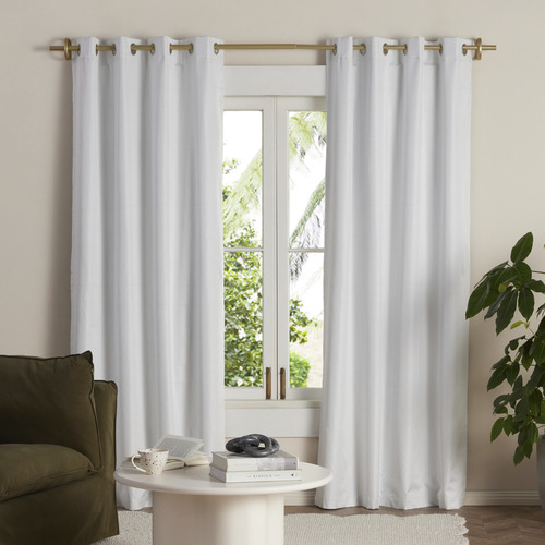 Porter Parchment Eyelet Single Panel Curtain