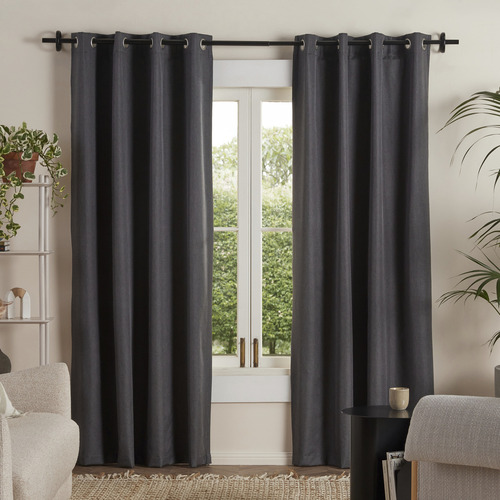 Porter Thunder Eyelet Single Panel Curtain