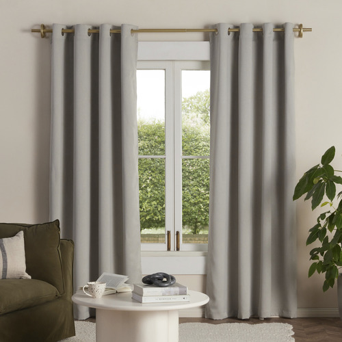 Bowen Driftwood Eyelet Single Panel Curtain