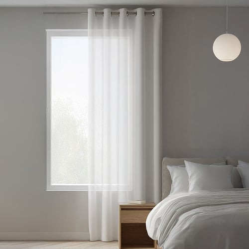 Esther Sheer Eyelet Single Panel Curtain