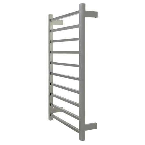 60 x 92cm Square Tube EZY FIT Dual Wired Heated Towel Rail
