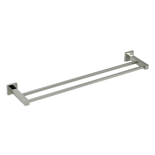 Quadro Stainless Steel Double Bar Towel Rail