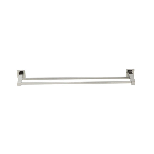 Quadro Stainless Steel Double Bar Towel Rail