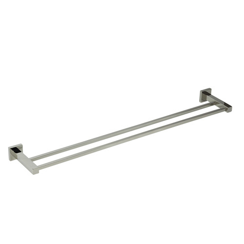 Quadro Stainless Steel Double Bar Towel Rail