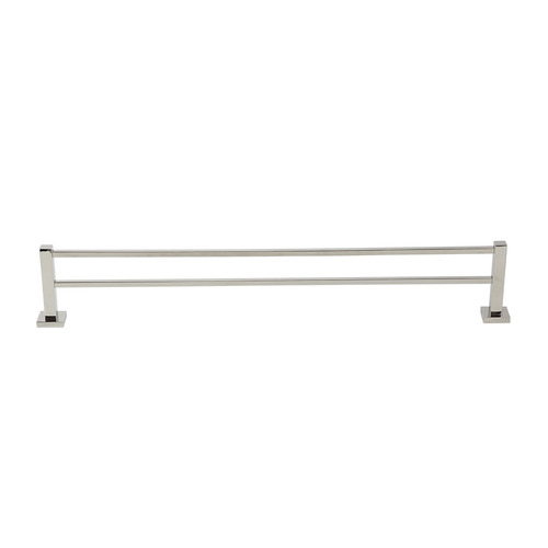 Quadro Stainless Steel Double Bar Towel Rail