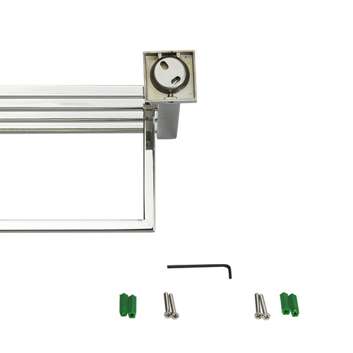 Quadro Stainless Steel Towel Rack