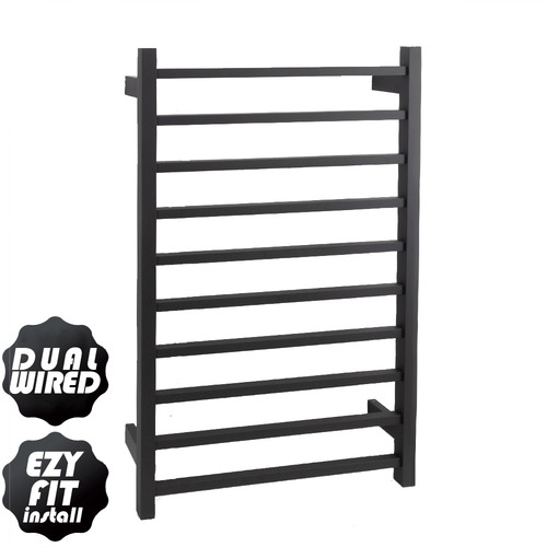 Square Tube EZY FIT Dual Wired Heated Towel Rail