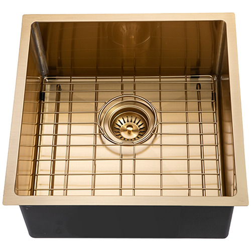 Stainless Steel Single Kitchen & Laundry Sink with Waste Strainer