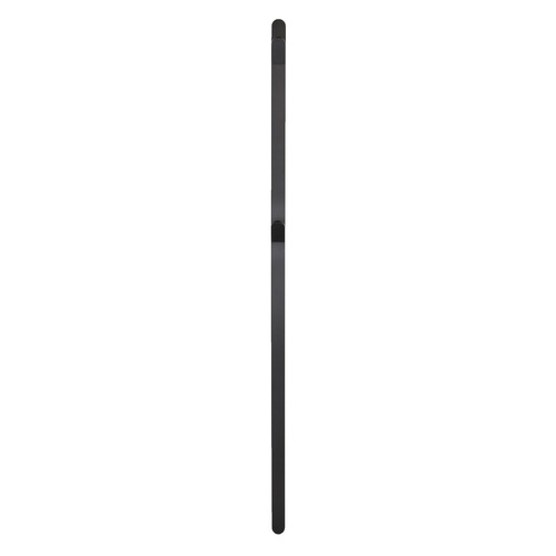 EZY FIT 1500mm Matte Black Heated Vertical Towel Bar