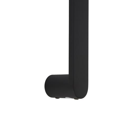 EZY FIT 1500mm Matte Black Heated Vertical Towel Bar