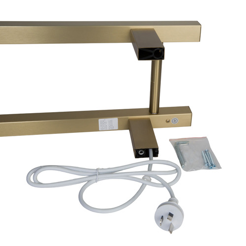 EZY FIT 1400mm Heated Double Vertical Towel Bar