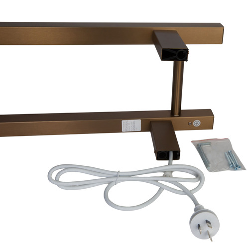 EZY FIT 1400mm Heated Double Vertical Towel Bar