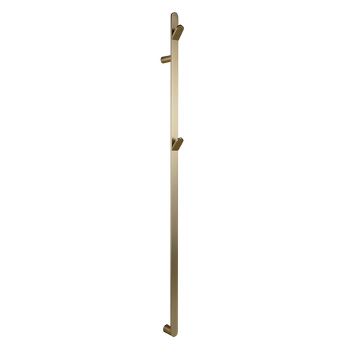 EZY FIT 1500mm Heated Vertical Towel Bar with 2 Hooks
