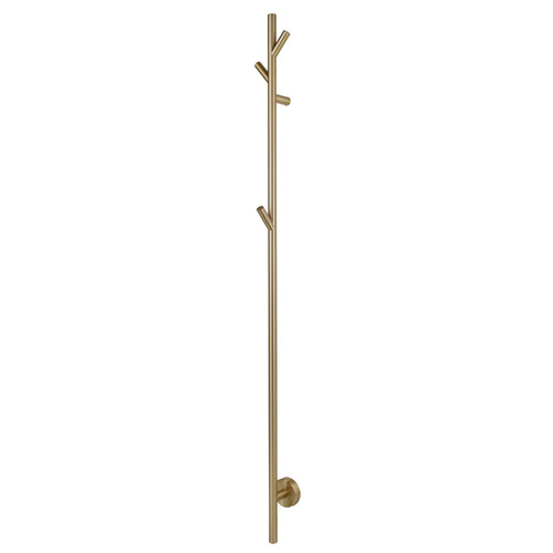 EZY FIT 1500mm Heated Vertical Towel Bar with 3 Hooks