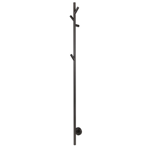 EZY FIT 1500mm Heated Vertical Towel Bar with 3 Hooks