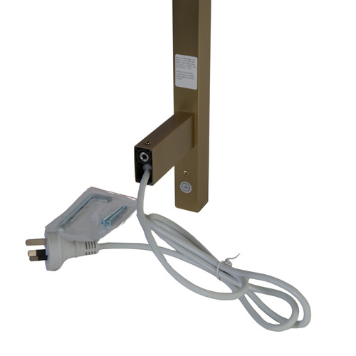 EZY FIT 1400mm Square Tube Heated Towel Rail