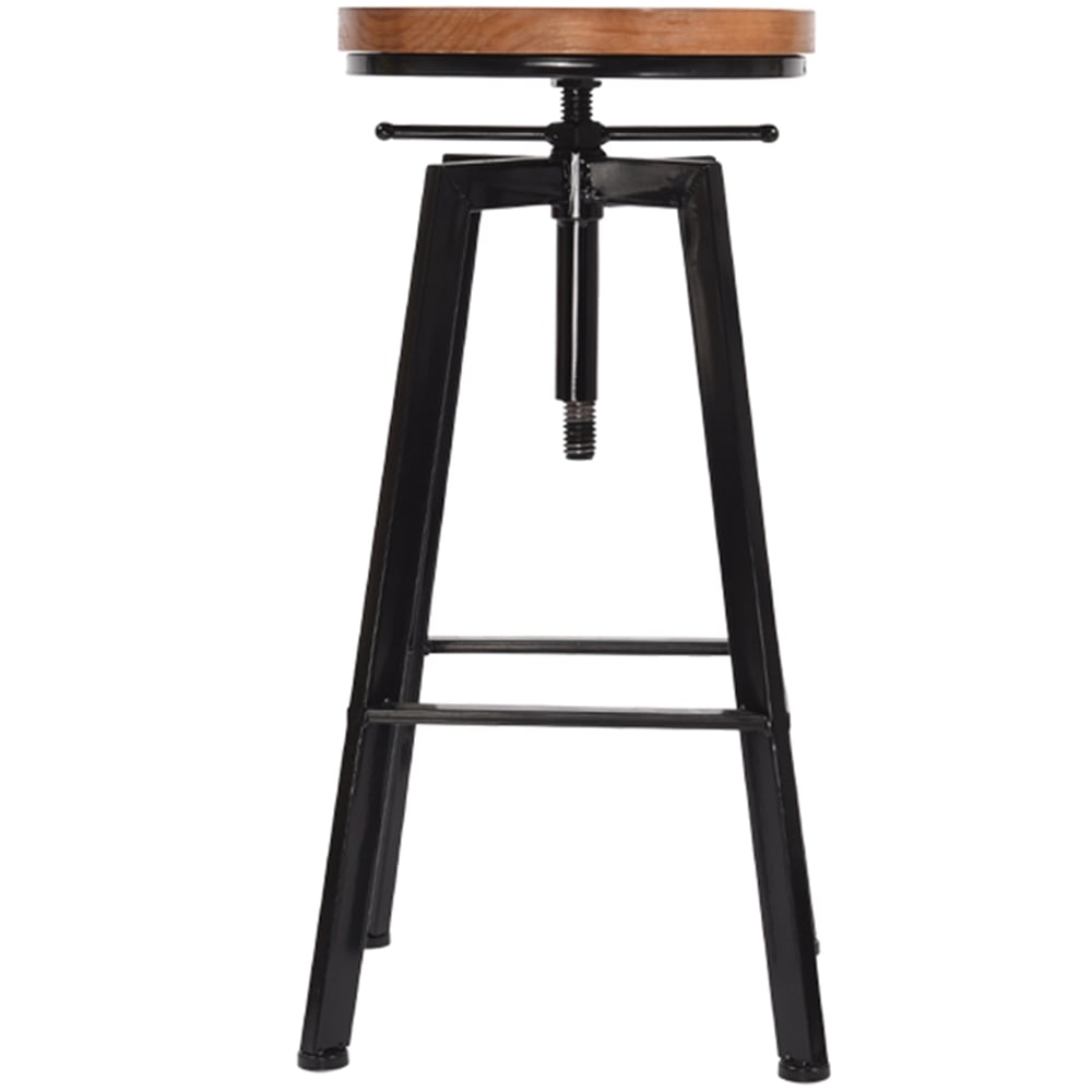 Jameson Retro Industrial Swivel Adjustable Barstool