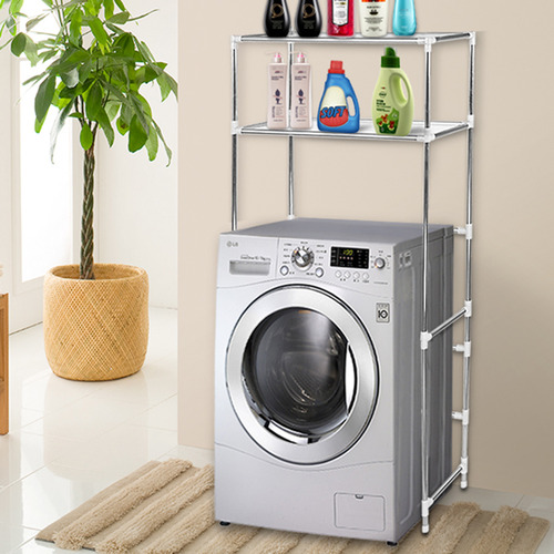 Levede 2 Tier Austin OverWashing Machine Storage Rack Temple & ster