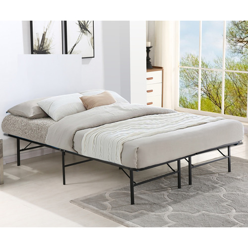 Levede Ronnie Folding Metal Bed Frame | Temple & Webster