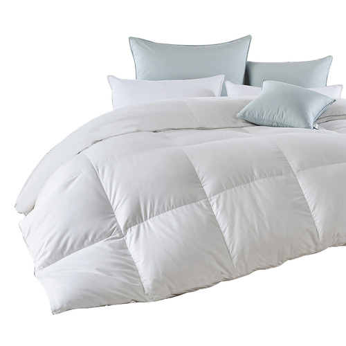 White Veda 700GSM Goose Down & Feather Quilt