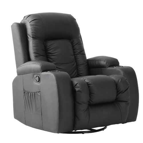 leather massage recliner