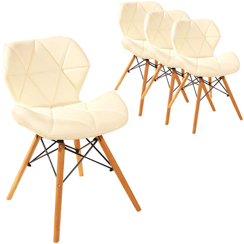 Oakleigh Home Eames Replica Geometric, Geometric Dining Chairs
