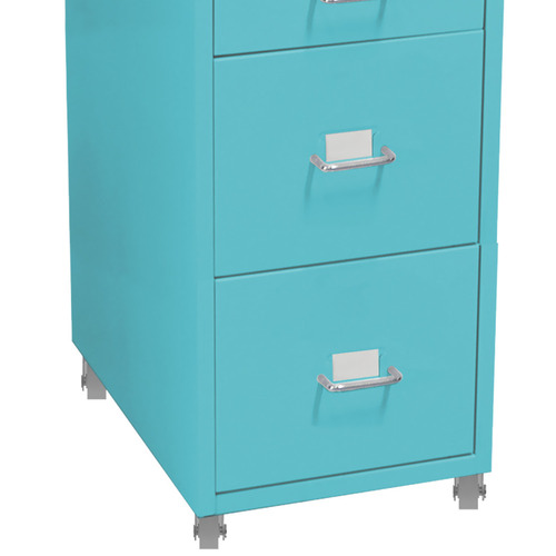 Tiffany Blue 4 Drawer Morigan Steel Filing Cabinet Temple Webster