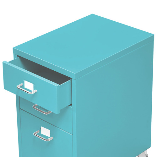 Tiffany Blue 4 Drawer Morigan Steel Filing Cabinet Temple Webster