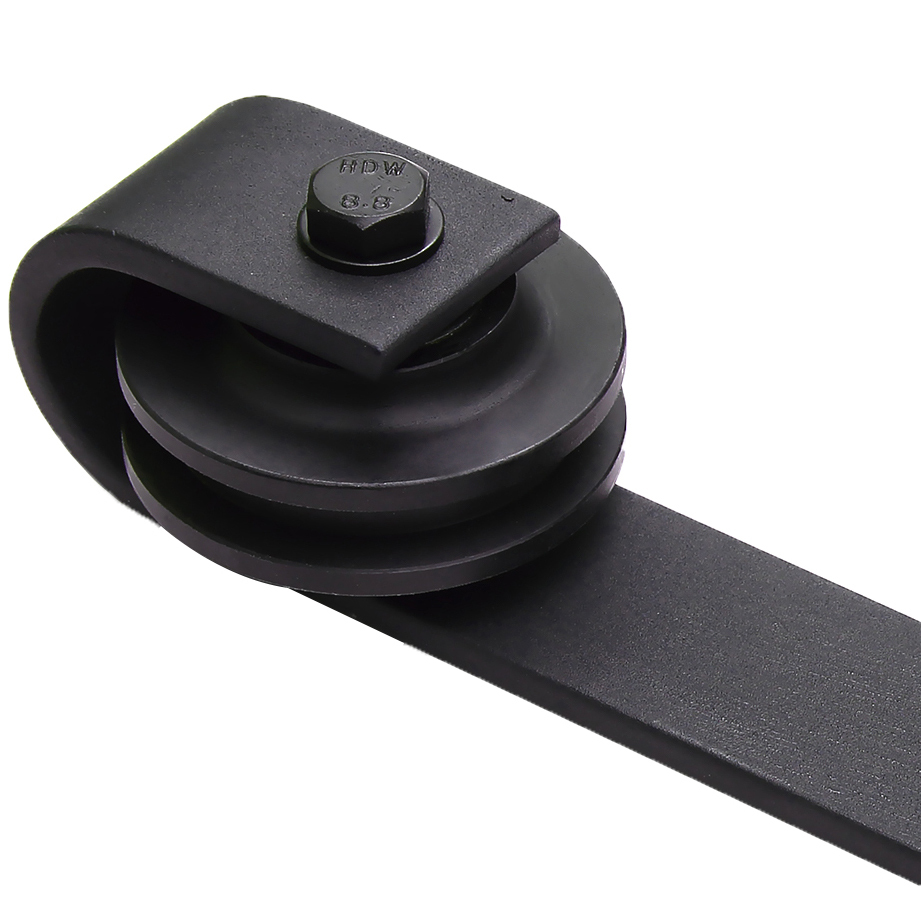 Levede Muir 300cm Double Barn Door Track Roller Kit
