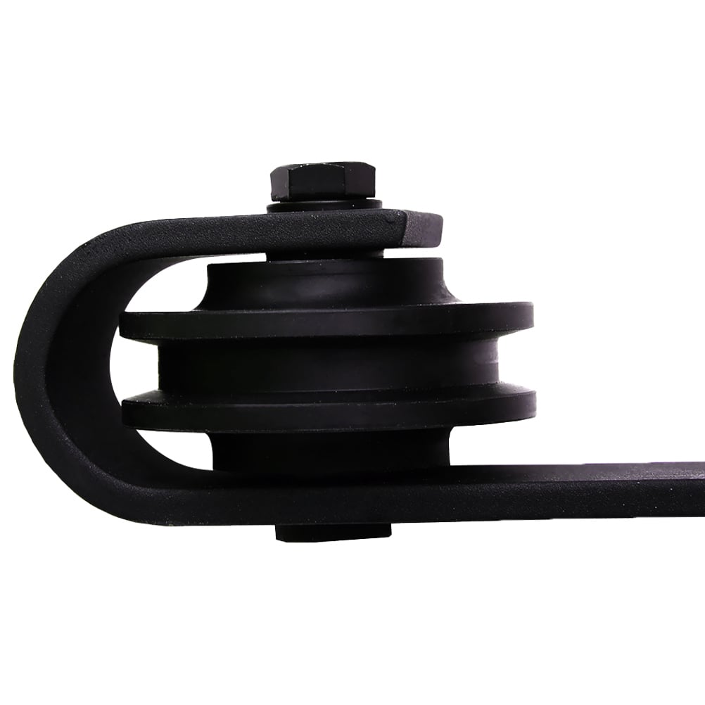 Levede Muir 366cm Double Barn Door Track Roller Kit