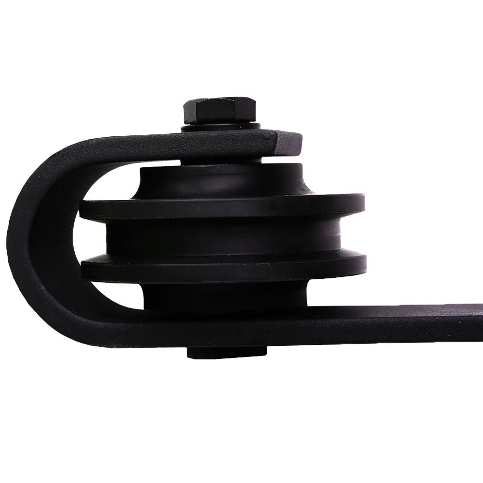 Levede Muir 200cm Single Barn Door Track Roller Kit