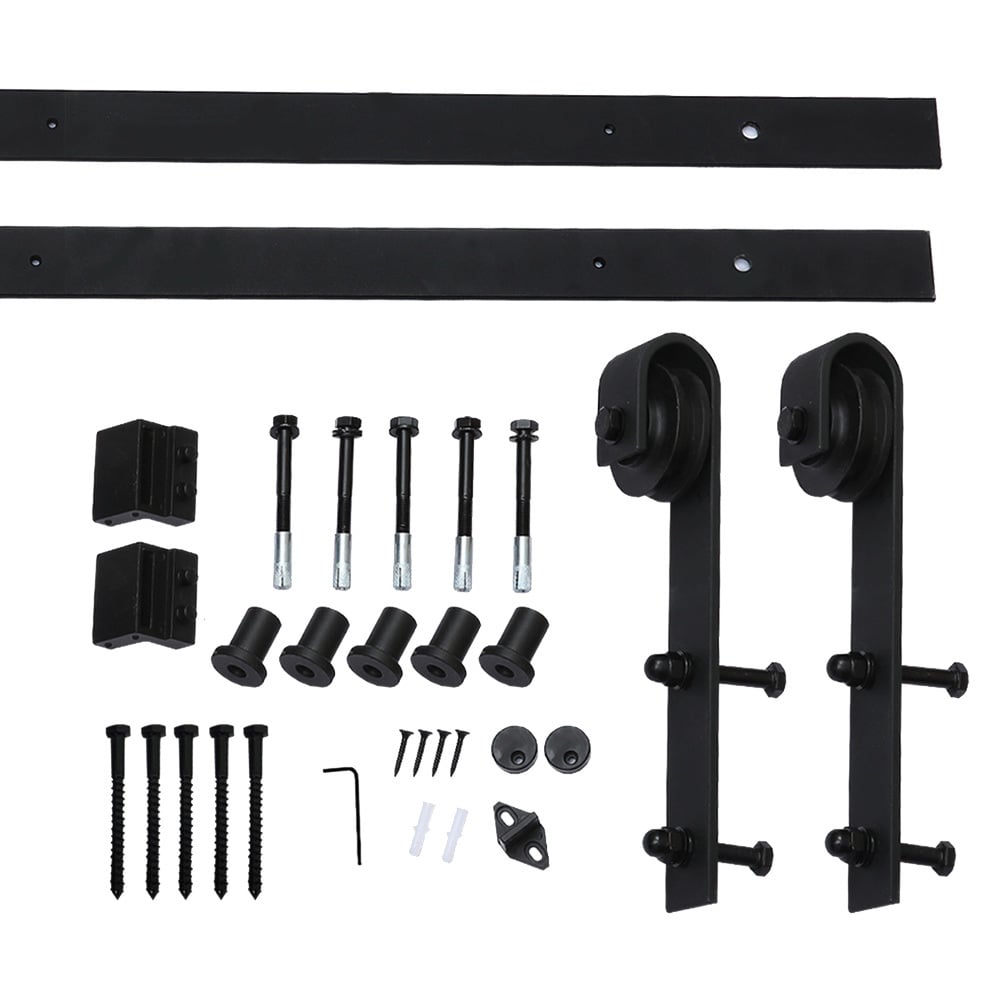 Levede Muir 200cm Single Barn Door Track Roller Kit