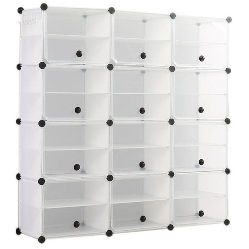 Levede 12 Compartment Shoe Cubby Rack | Temple & Webster