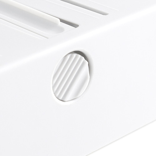 White Wall Mounted Kitchen Organizer
