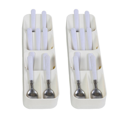 Lina White Cutlery Organisers