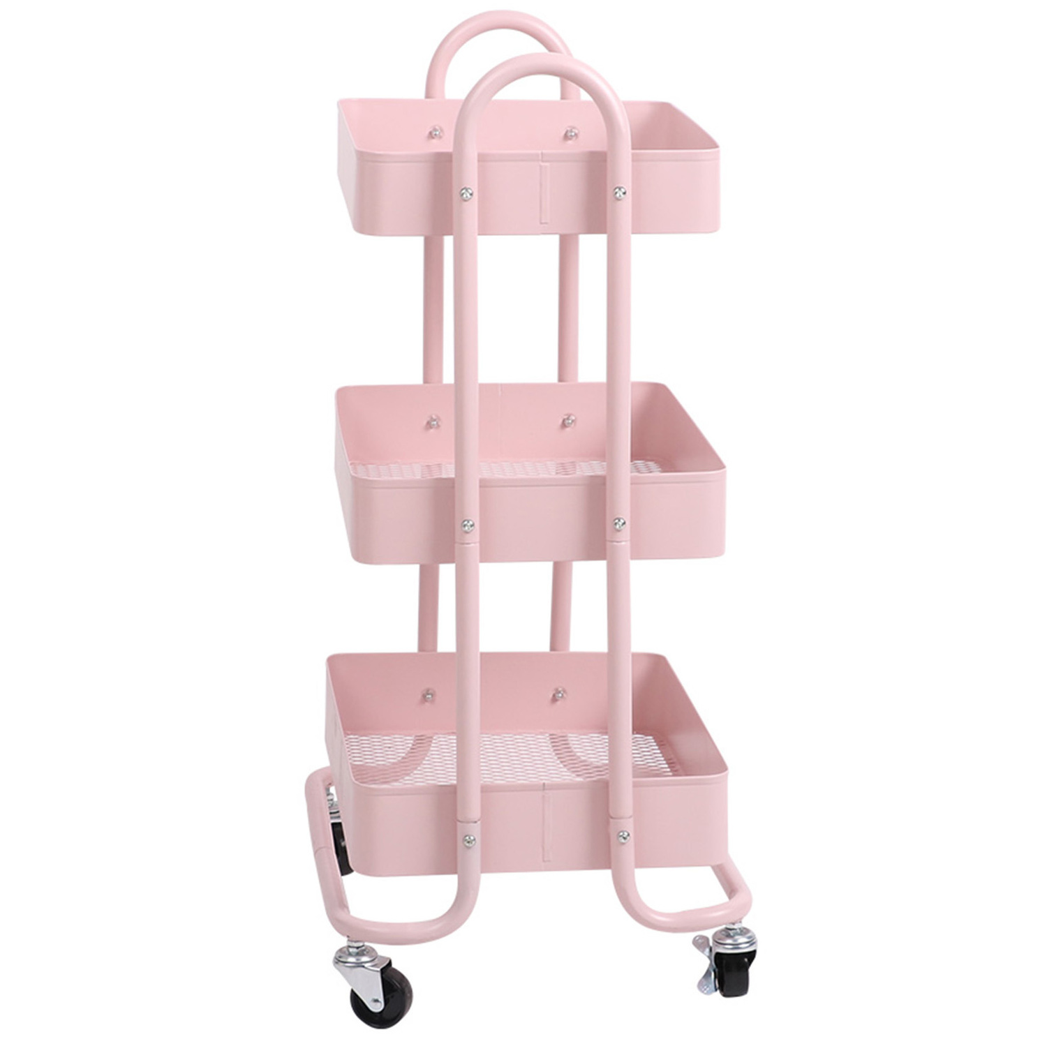 Shelton 3 Tier Metal Storage Trolley