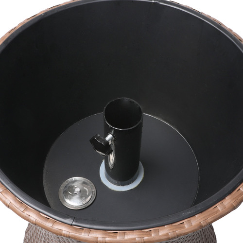 Oakleigh Home Franklin 18L Outdoor Ice Bucket Table Temple & ster