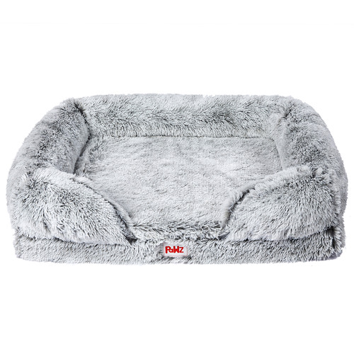 Oakleigh Home Grey PaWz Memory Foam Dog Cushion | Temple & Webster