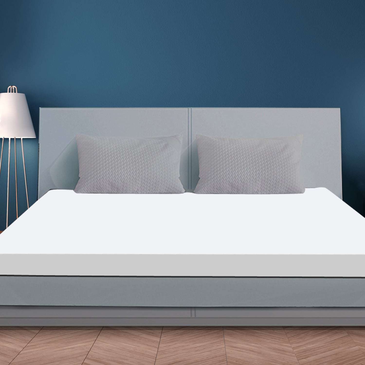 Chrysanthos Memory Foam Mattress Topper with Underlay Cover