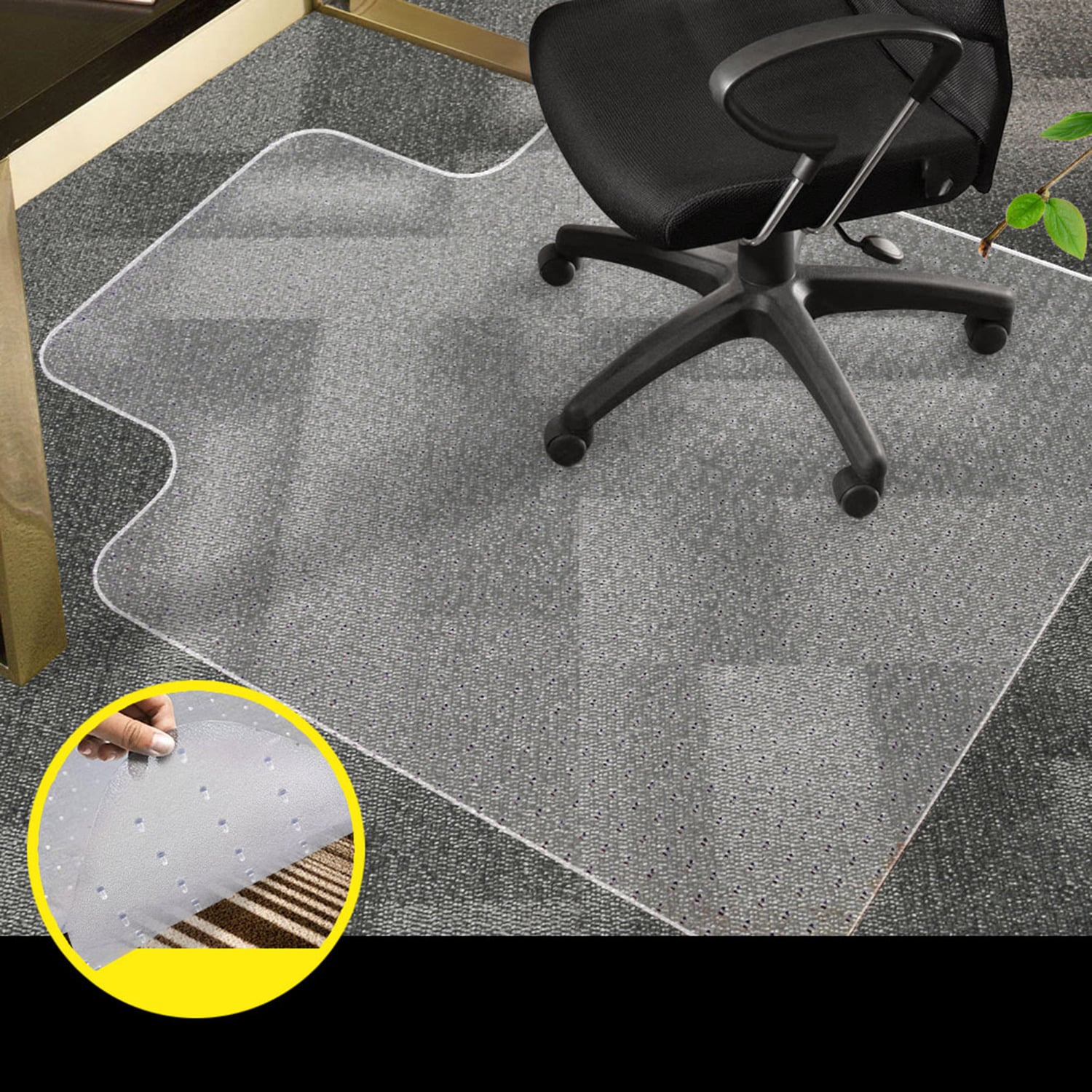 Mahzun Chair Mat with Grippers