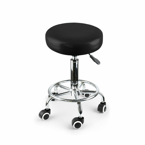 Devon Faux Leather Adjustable Salon Stool