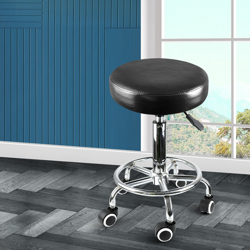 Devon Faux Leather Adjustable Salon Stool