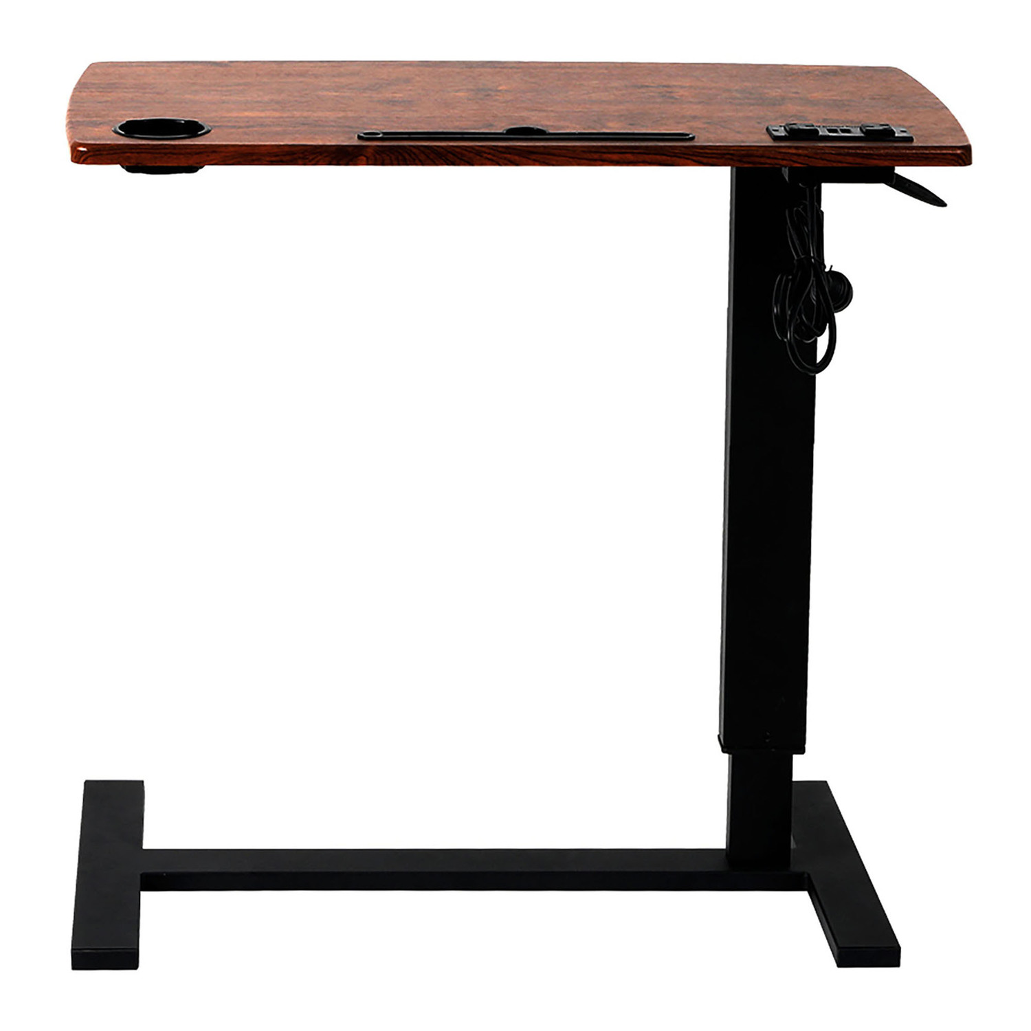 Brown & Black Bennett Adjustable Side Table