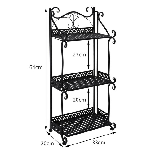 Bennett 3 Tier Steel Plant Stand