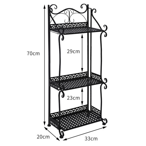 Bennett 3 Tier Steel Plant Stand